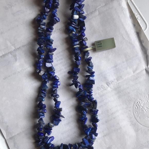 NWT 376 TOTAL CARATS OF LAPIS LAZULI 34” BEAUTIFUL NECKLACE. - Picture 6 of 15